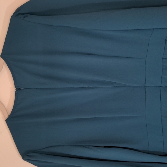 SHEIN Blue Green Fit and Flare Maxi Dress small - Picture 10 of 10